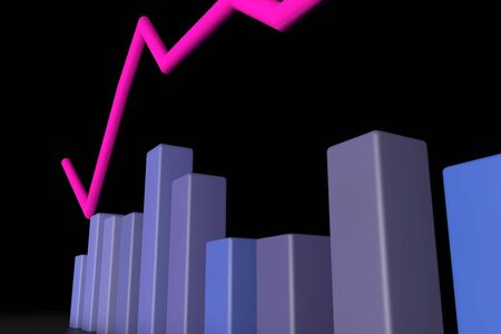 3d info-graphic barの写真素材