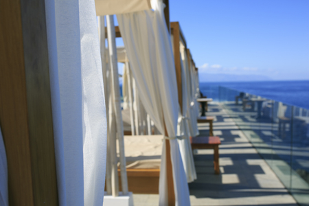 Balinese beds in the Caribe