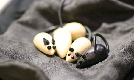 Group of toy miceの写真素材