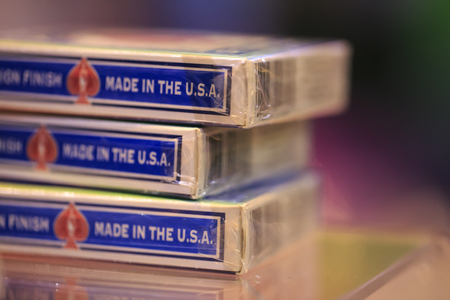 Group of decks of playing cardsの写真素材