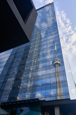 CN tower in Toronto . Canadaのeditorial素材