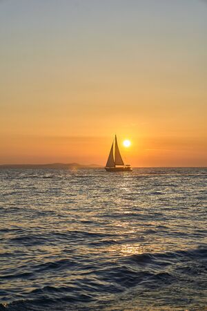 Sunset in Zadar. Croatia. Europe