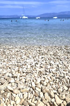 Beach on the area of Sutivan . Brac Island. Croatiaの写真素材