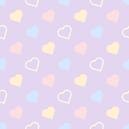 Heart seamless pattern. Abstract heart background.のイラスト素材
