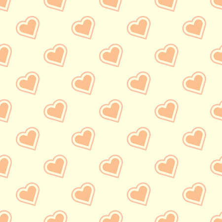 Heart seamless pattern. Abstract heart background.のイラスト素材