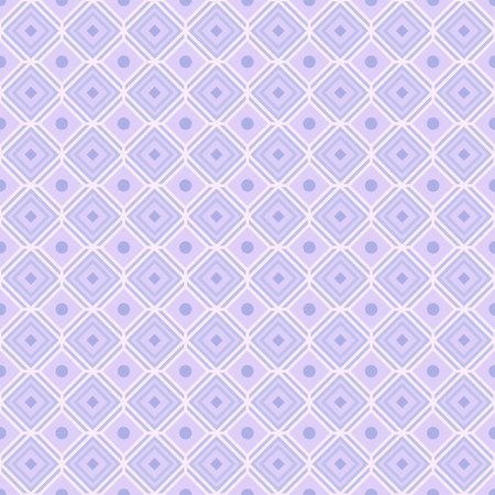 Circle and square seamless pattern. Abstract geometric background.のイラスト素材