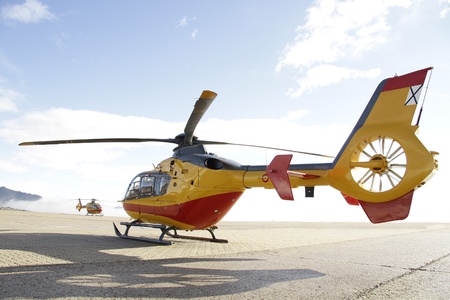 Helicopter rescue ready for emergencies