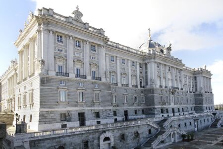 Royal Palace in Madrid, Spainのeditorial素材