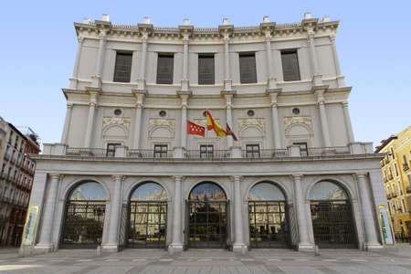 Royal theatre, Madrid  Opera houseのeditorial素材