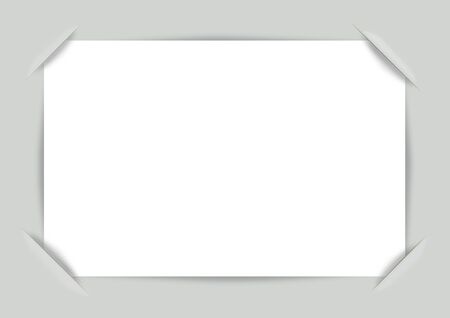 frame corners. Illustration for design on a green backgroundのイラスト素材