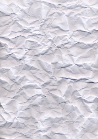 Crumpled white paper in HDの写真素材