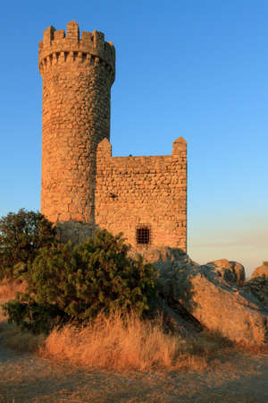 Castle against a blue skyのeditorial素材