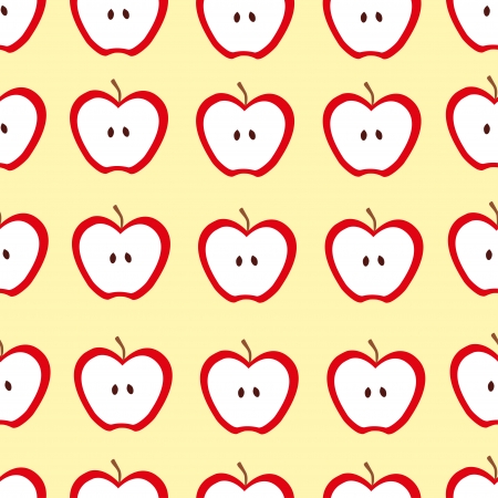 Seamless apple ,vector patternのイラスト素材