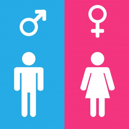 man and womanのイラスト素材