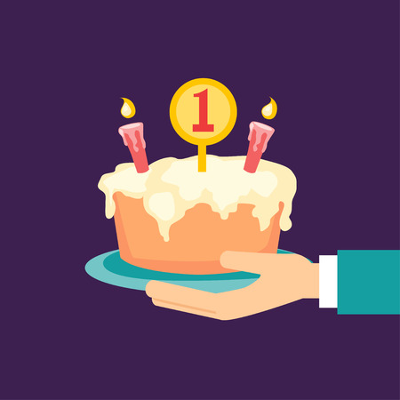 Birthday cakeのイラスト素材