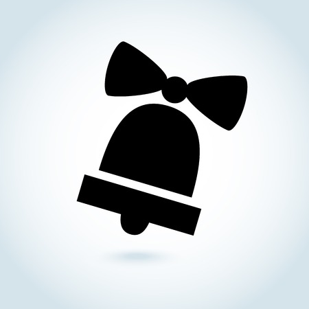 Bell flat icon.のイラスト素材