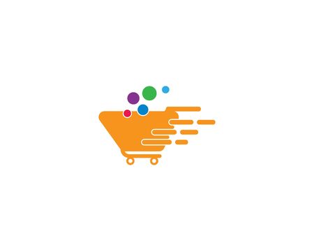 Shop logo template vector icon illustration designのイラスト素材