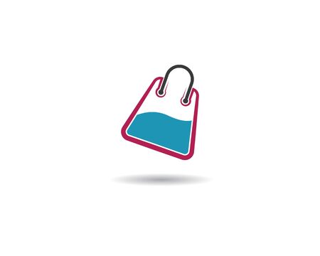 Shop logo template vector icon illustration designのイラスト素材
