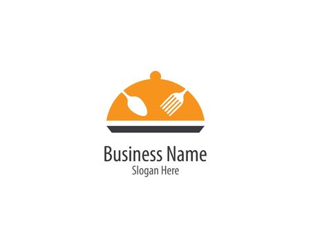 Restaurant logo template vector icon illustration designのイラスト素材