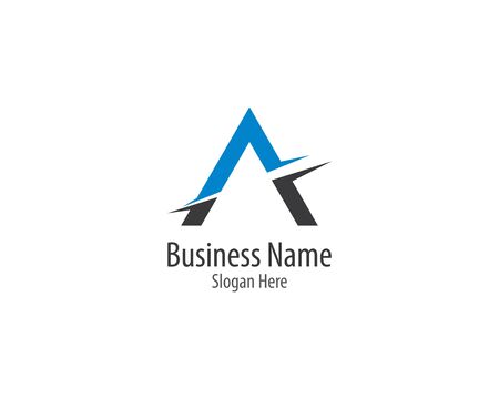 A letter logo vector icon illustration designのイラスト素材