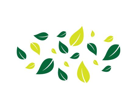 Leaf vector icon illustration designのイラスト素材