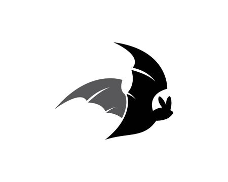 Bat logo template vector icon illustration designのイラスト素材