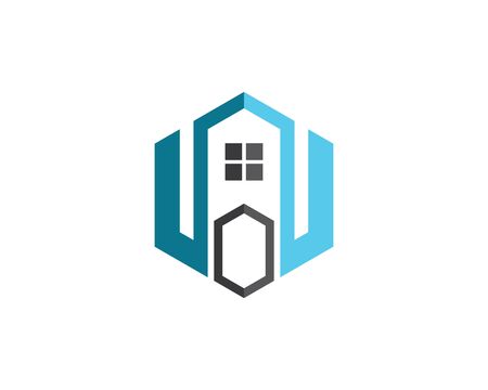 Real estate logo icon illustration designのイラスト素材
