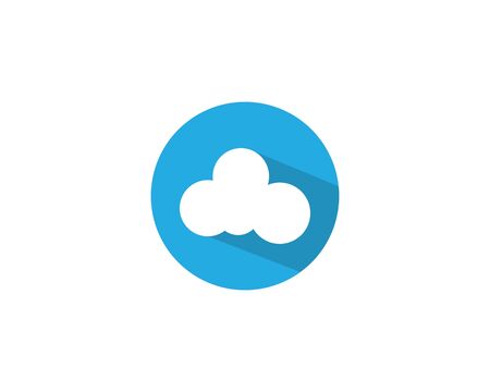 Cloud technology vector logo template design vectorのイラスト素材