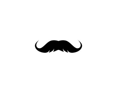 Mustache logo icon illustrationのイラスト素材