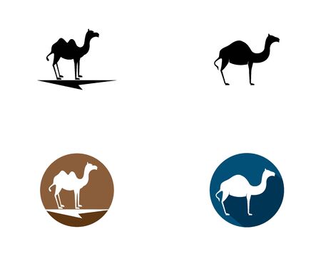 Camel logo template vector icon illustration designのイラスト素材