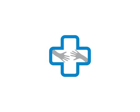 Medical logo template vector icon illustration designのイラスト素材