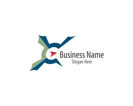 Compass logo template vector icon illustration designのイラスト素材