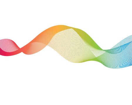 Wave line vector icon illustration designのイラスト素材