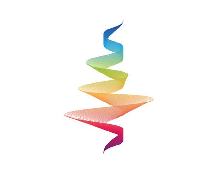 Wave line vector icon illustration designのイラスト素材