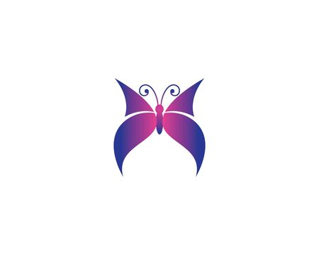Butterfly logo template vector icon illustration designのイラスト素材