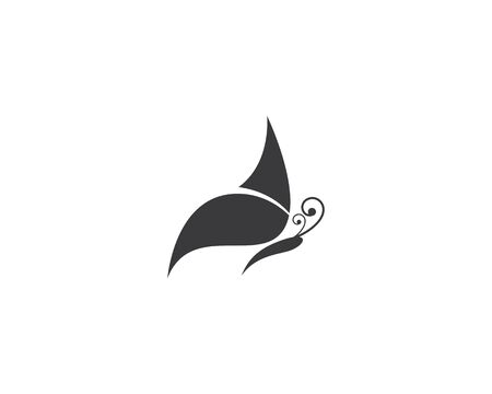 Butterfly logo template vector icon illustration designのイラスト素材