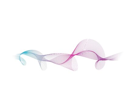 Wave line vector icon illustration designのイラスト素材
