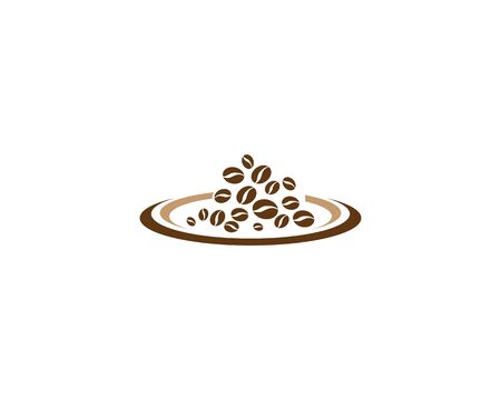 Coffee cup logo template vector icon designのイラスト素材
