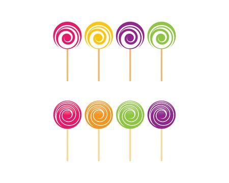 Candy vector icon illustration designのイラスト素材