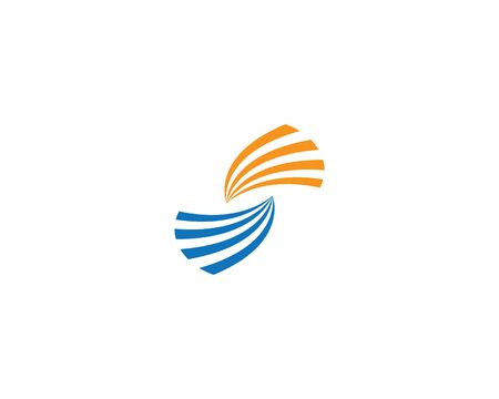S letter logo vector icon illustration designのイラスト素材