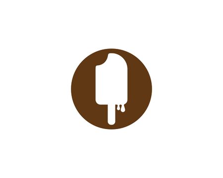 Ice cream vector icon illustration designのイラスト素材
