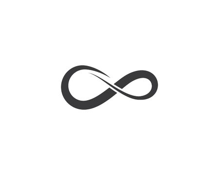 Infinity logo template vector icon illustration designのイラスト素材