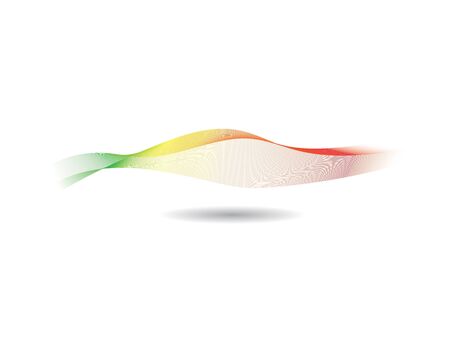 Wave line illustration designのイラスト素材