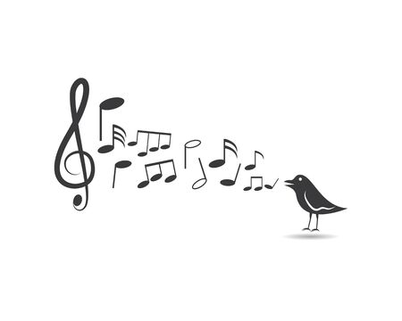 Music note vector icon illustrationのイラスト素材