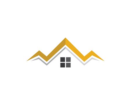 Property logo template vector icon illustration designのイラスト素材