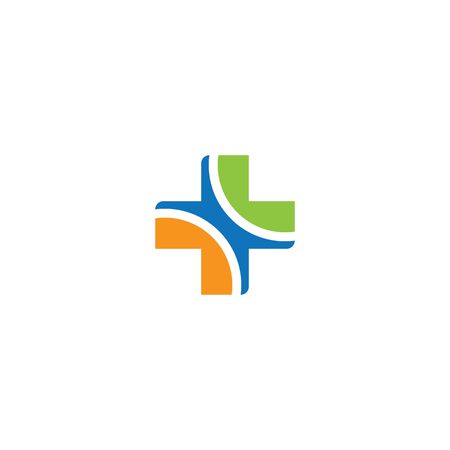 Medical logo template vector icon illustration designのイラスト素材