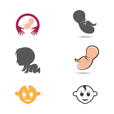 Baby  vector icon illustrationのイラスト素材