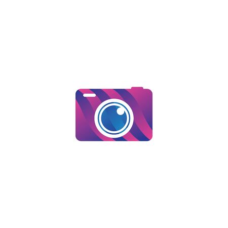 Camera  template vector icon illustation designのイラスト素材