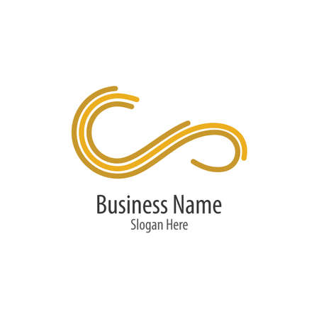 Infinity logo template vector icon illustration designのイラスト素材