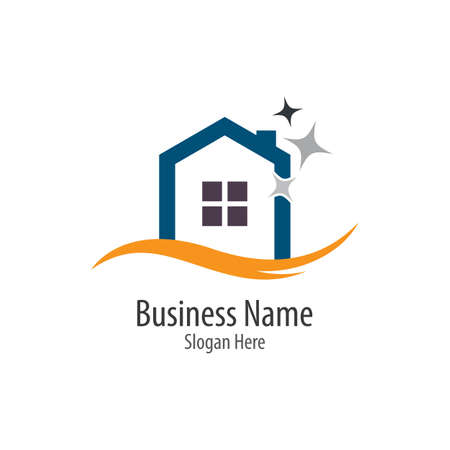 Property logo template vector icon illustration designのイラスト素材